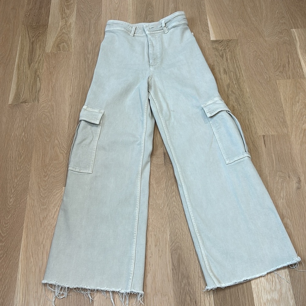 Zara marine cargo jeans size 0/2 - Picture 5 of 9
